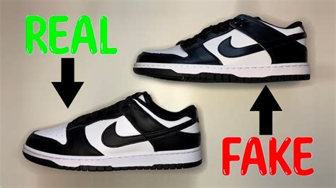 nike dunk low black white fake vs real|Fake vs. Real Nike Dunks: How to Spot the Difference.